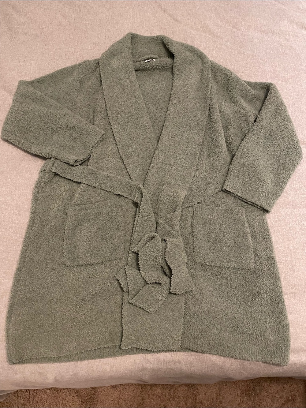 Posh Peanut cuddle robe in Sage